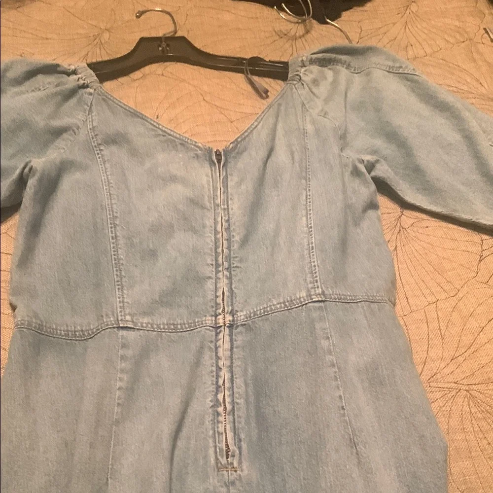 Rebecca Taylor Blue Sheath Mini Dress with Puff Sleeves - NWT - Offers welcome! - Picture 5 of 6